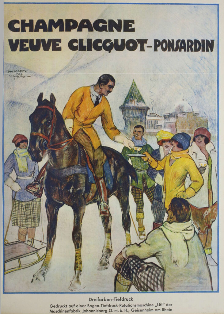 férfi lovon, színes rajz