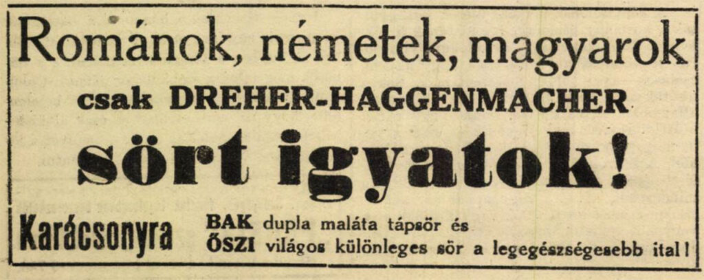dreher haggenmacher reklám