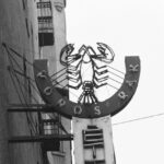 vörös rák étterem embléma